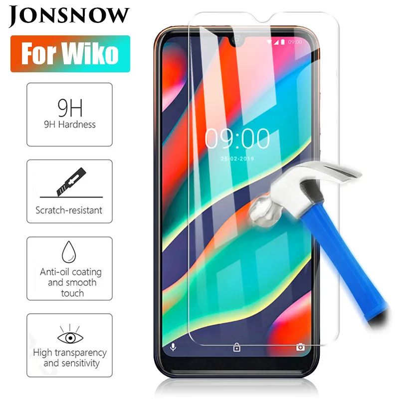 JONSNOW для Wiko Y60 Y80 закаленное стекло 2.5D 9H Защитная пленка экрана View 3 Pro Lite|Защитные