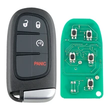 Car Key Replacement 433MHz 4 Buttons Remote Smart Key Fob with Chip GQ4-54T Auto Key for Dodge Ram 1500 2500 3500 2013 - 2019 Car Key Replacement 433MHz 4 Buttons Remote Smart Key Fob with Chip GQ4-54T Auto Key for Dodge Ram 1500 2500 3500 2013 - 2019