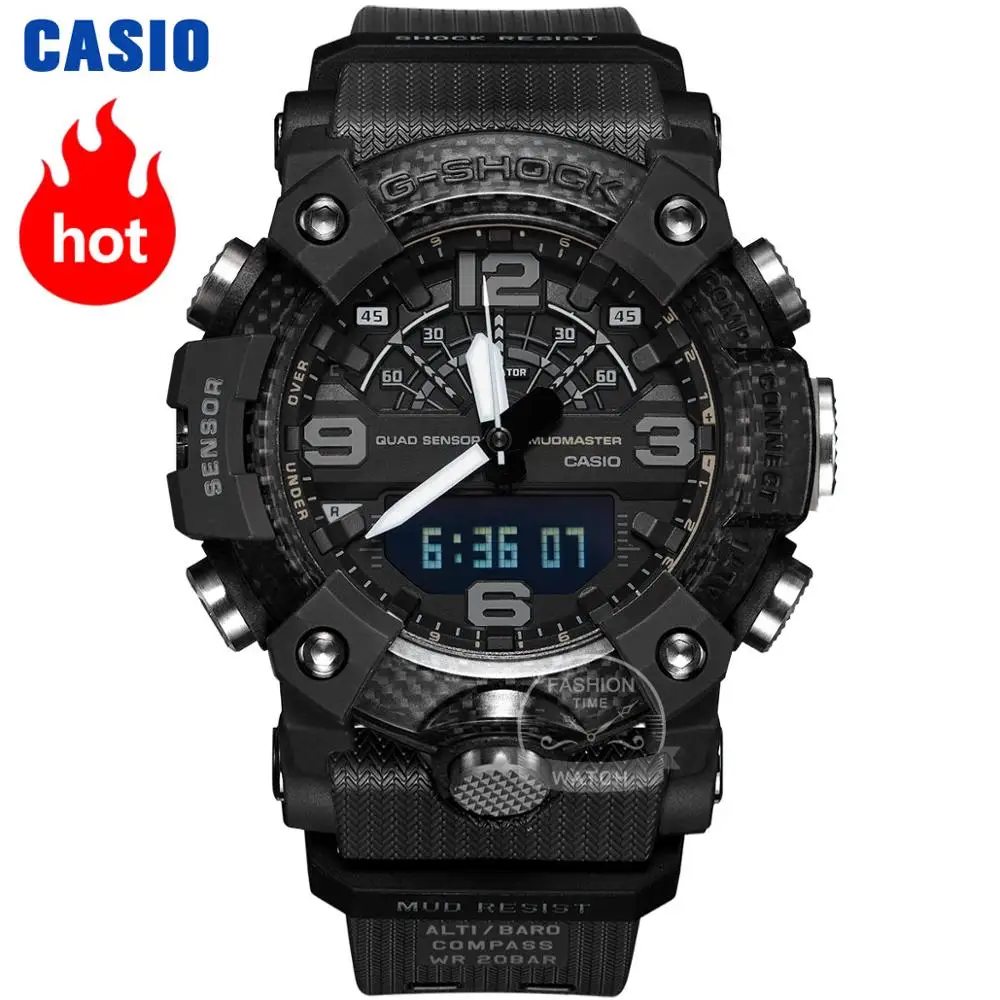 Часы Casio G SHOCK кварцевые умные часы с Карбоновым сердечником Защитная структура 200