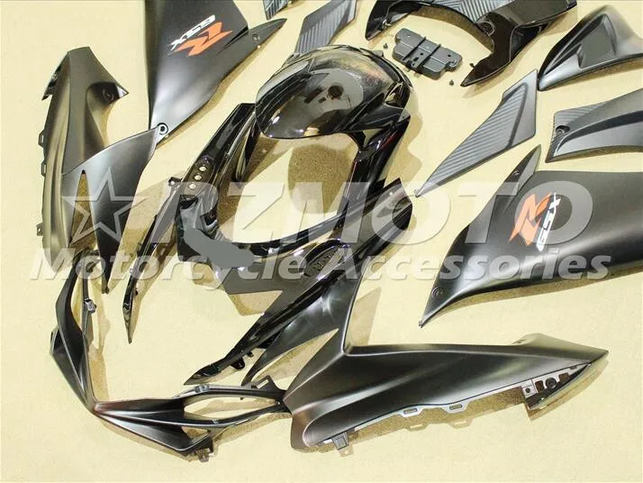 ACE наборы ABS впрыски обтекатели комплект подходит для SUZUKI GSX-R600 GSX-R750 L1 L3 2011 2013 Черный A81