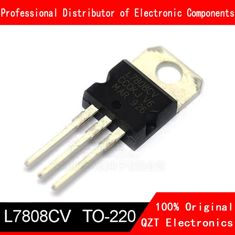 10 шт. L7808CV TO220 L7808 TO-220 7808 LM7808 MC7808 Новый и оригинальный IC 10 шт lm1875t to220 5 lm1875 to220 20 вт аудио мощность усилитель новый и оригинальный