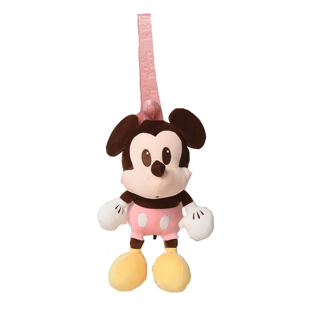 Disney  Mickey Mouse Bag Plush Toy Backpack Toy Cute Toy Bag Children's Festival Gift Girl Heart Mobile Phone Kawaii Girls Gifts