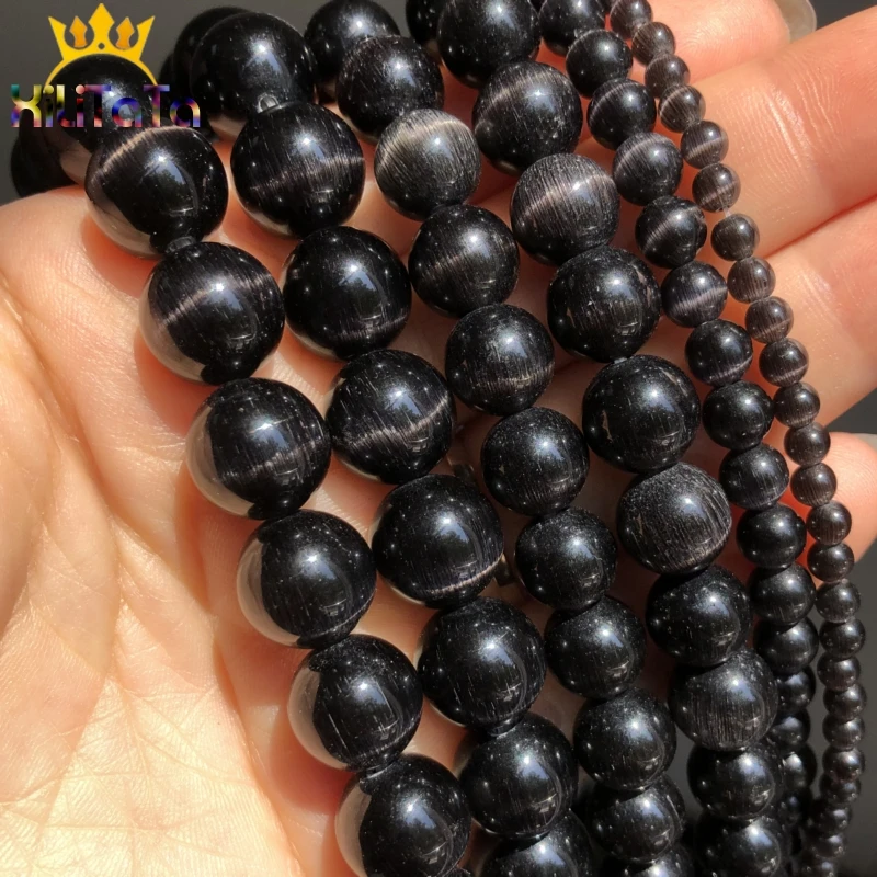 Pierre D Oeil De Chat Noir Perles Rondes En Opale Naturelle Amples Pour La Fabrication De Bijoux 15 Pouces 4 6 8 10 12mm Perles Aliexpress Pierre D Oeil De Chat Noir Perles Rondes En Opale Naturelle Amples Pour La Fabrication De Bijoux 15 Pouces 4 6 8 10 12mm Perles Aliexpress