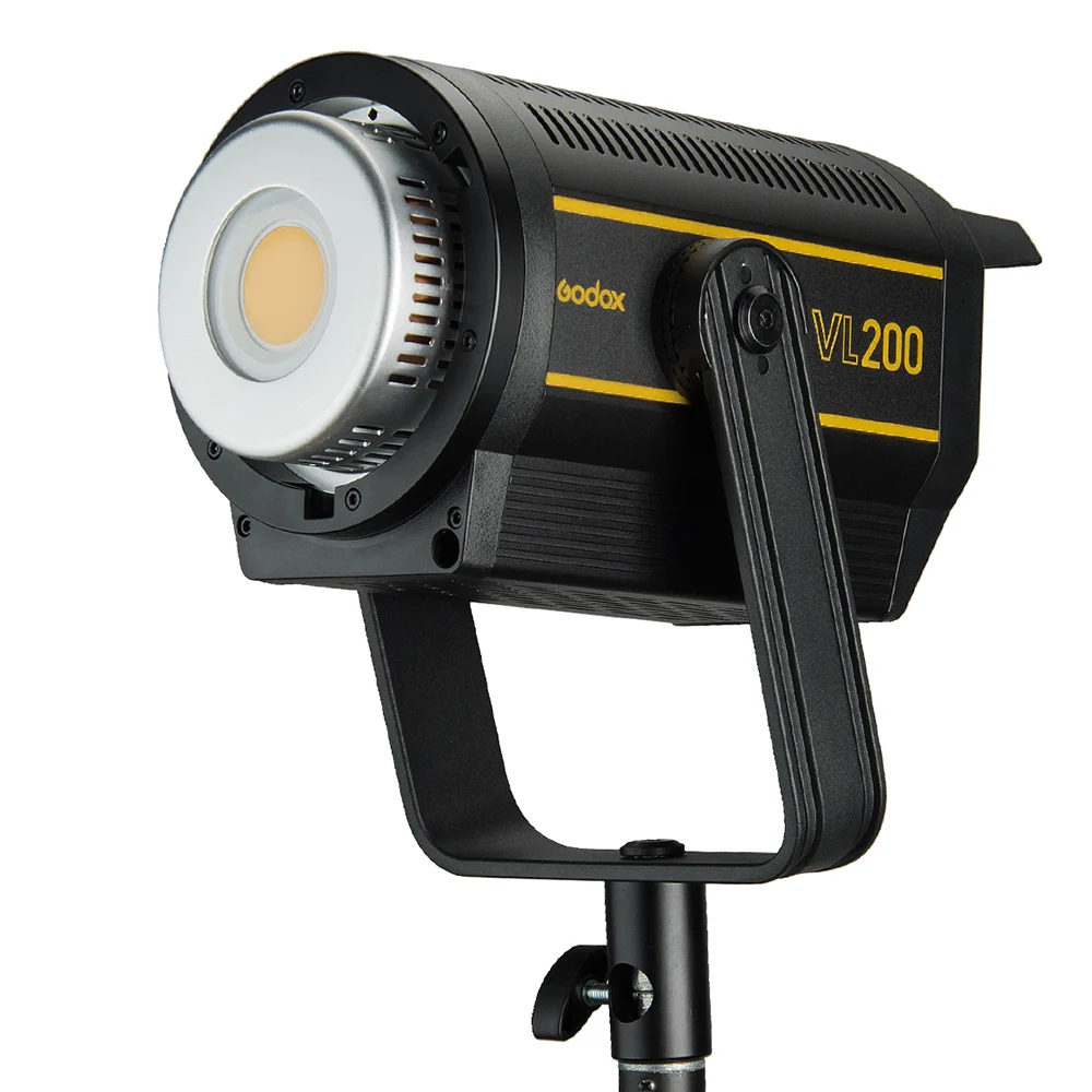 US $659.00 Godox VL200 VL200 200W 5600K White Version LED Video Light Continuous Output Bowens Mount Studio Light App Support For Camera