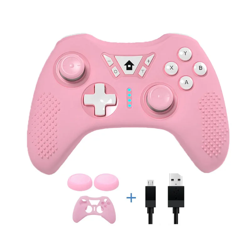 Wireless blue tooth game Controller Joystick Gamepad For Switch Pro/PC Wireless Joystick With Silicone Case - ANKUX Tech Co., Ltd