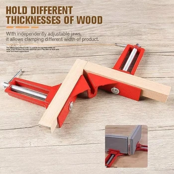 

90 Degree Right Angle Clip Clamp Right Angle Clip Picture Frame Corner Clamp 100MM Mitre Clamps Corner Holder Woodwork ds99