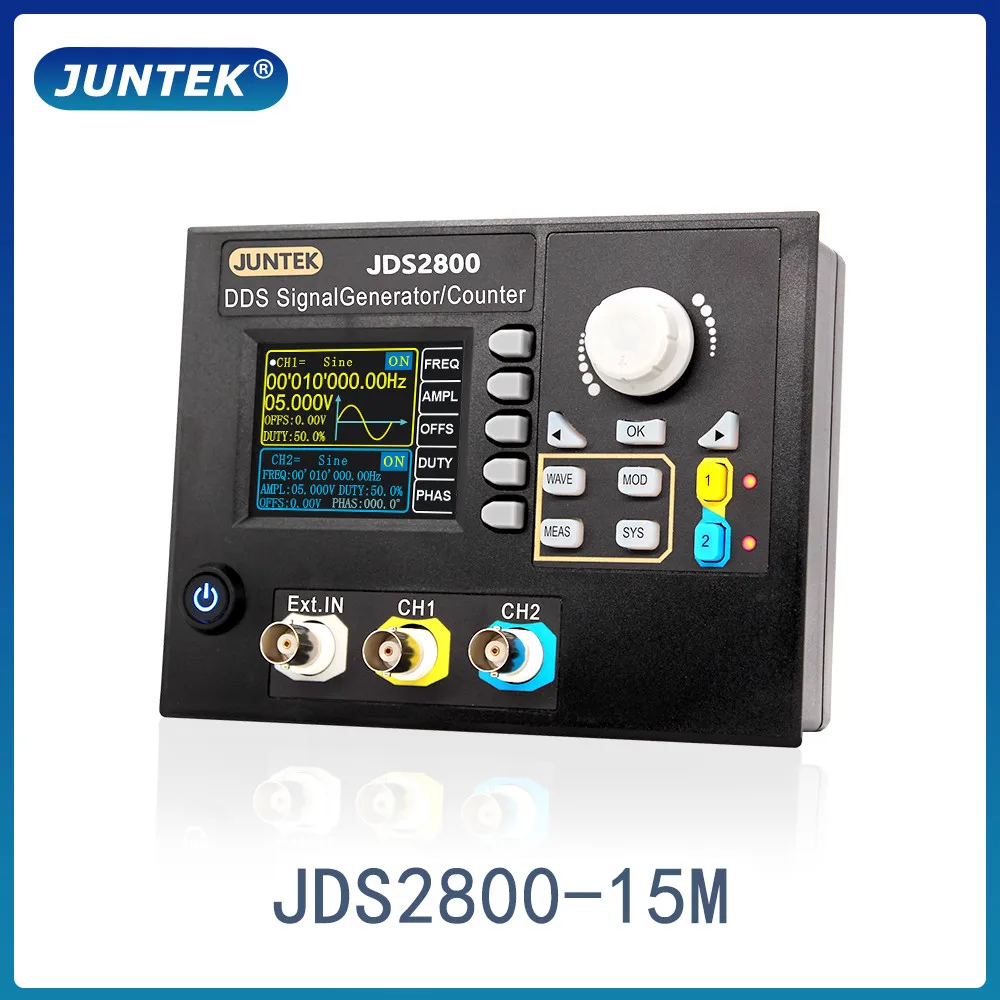JDS2800 15M Цифровая двухканальный DDS генератор Функция/генератор сигналов