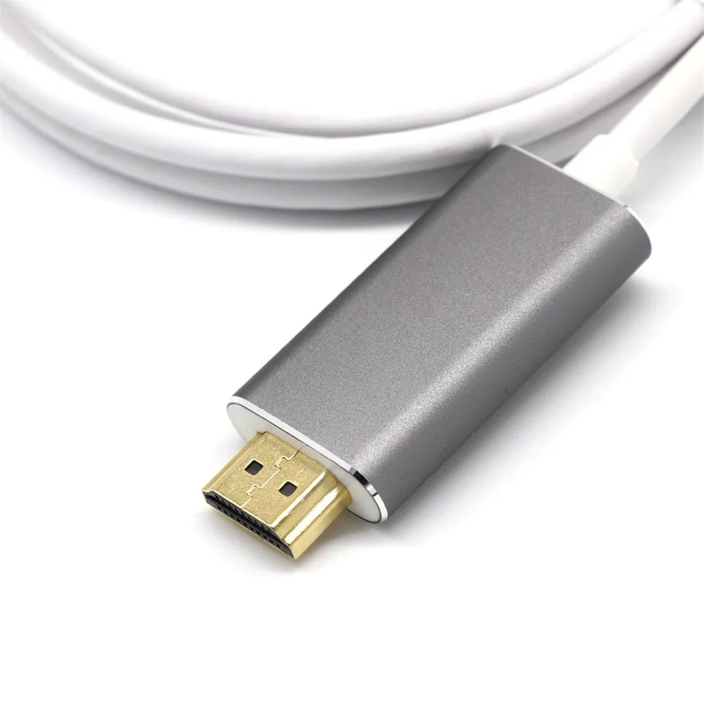 Ouhaobin HDMI кабель Тип usb C к адаптеру HDMI 4K HD видео кабель адаптер конвертер для ноутбука для samsung Galaxy S10 S9 HDMI кабель