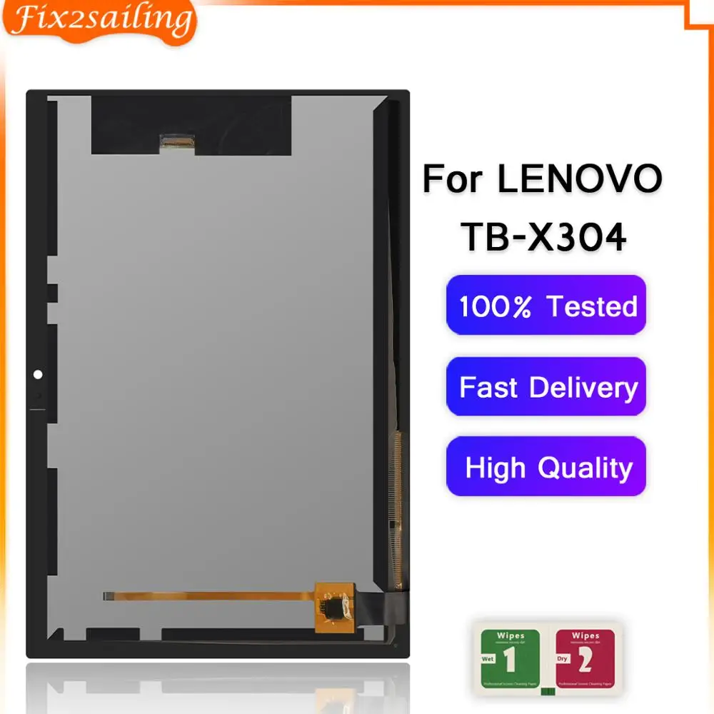 For Lenovo TAB4 10 TB-X304 TB-X304F TB-X304N 10.1" Touch Screen Digitizer Panef8 