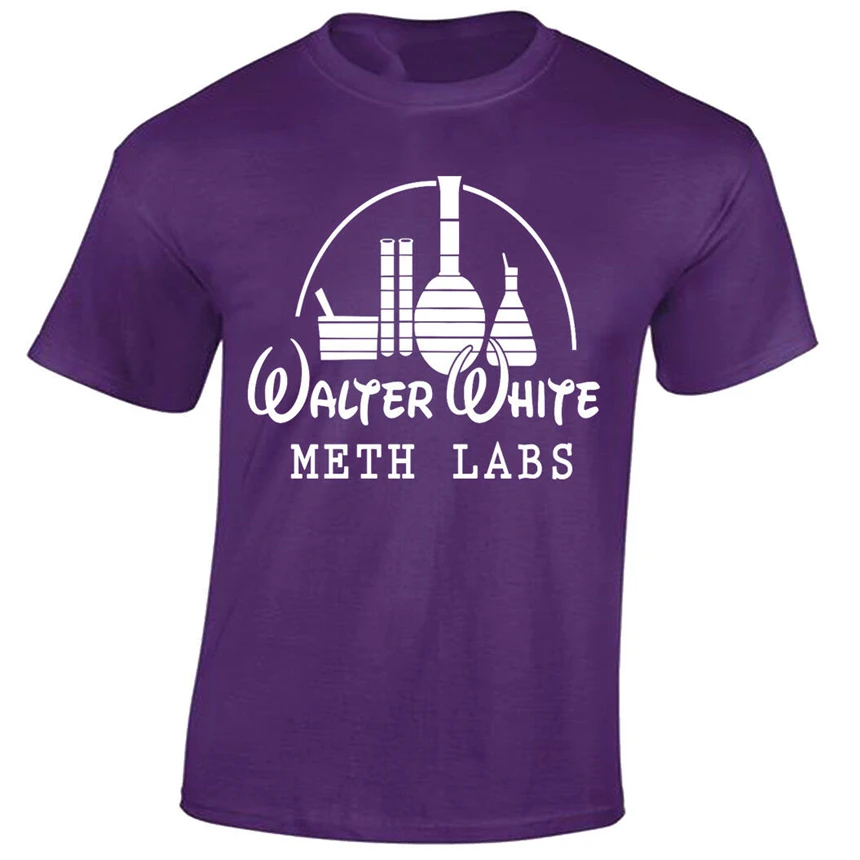 Walter White Meth Labs Мужская футболка по мотивам во все тяжкие Heisenberg большая длинная |