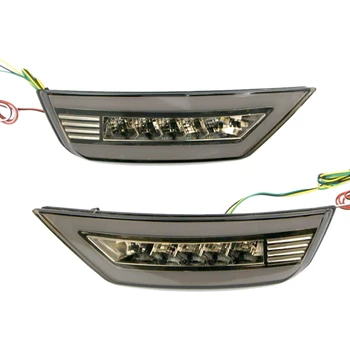 

1 Pair Car Rear Bumper Daytime Running Light DRL LED Brake Reflector Tail Light Fog Lamp for Ford Ecosport 2013-2019