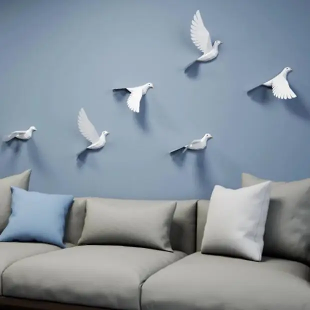 3D Paper Model Peace Dove 26cm Papercraft Home Decor Wall Decoration Puzzles Educational DIY Kids Toys Birthday Gift 3323