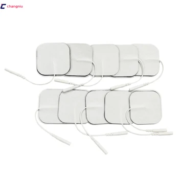 

Free Shipping 30pcs/lot(15 pairs) 5*5cm Tens Electrode Pads for Slimming Massage Digital Therapy Machine Massager