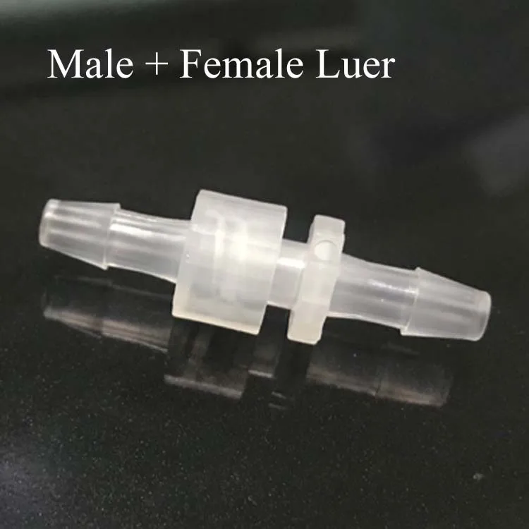 Male Female Luer 2-полосная разъемы, 3-сторонний выход Разъемы, коленчатые соединители и y-образными лямками соединители форм для Генераторы озона - Color: Male Female Luer