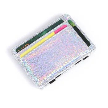 

Korean Version of the Laser Sequins PU Leather Magic Wallet Creative Men's Wallet, Bank Card Bag Ferrule