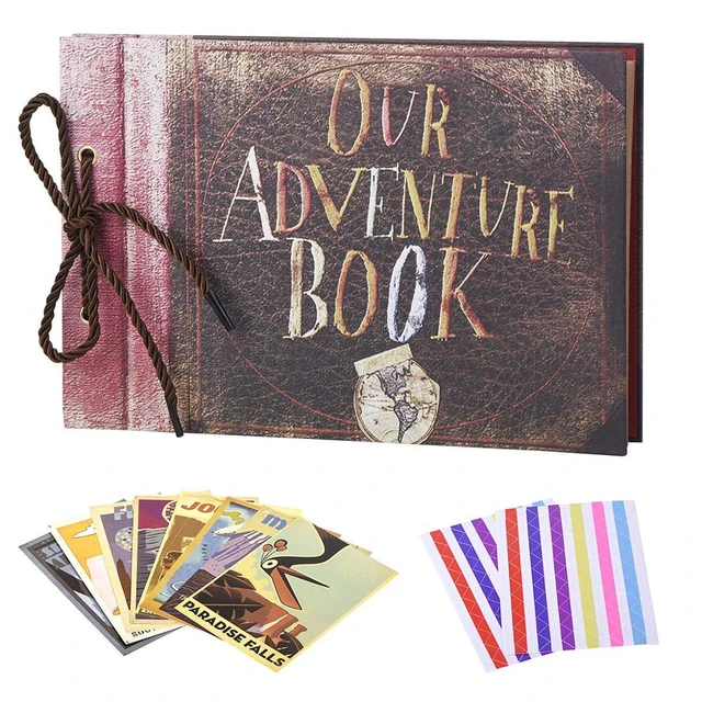 Our Adventure Book Photo Album Scrapbook, Anniversary Gift for