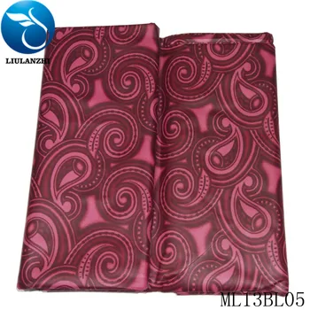 

LIULANZHI Prints style brocade african bazin sewing materail for dress 2019 deying bazin riche 5 yards printing ML13BL05