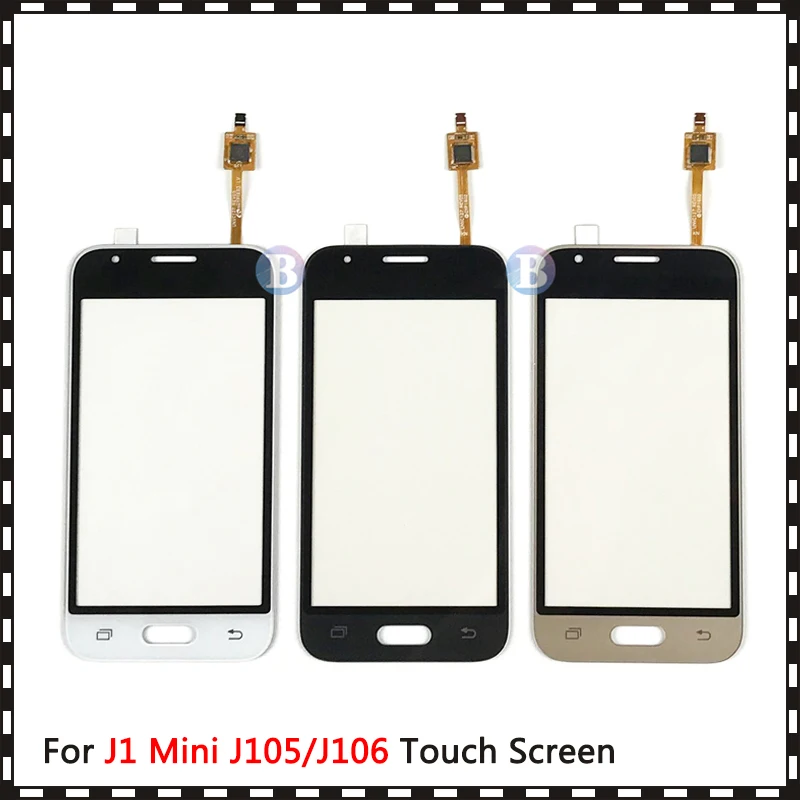 Сенсорный экран 50 шт./лот для Samsung Galaxy J1 Mini SM-J105F J105 и J106 сенсорная панель стекло