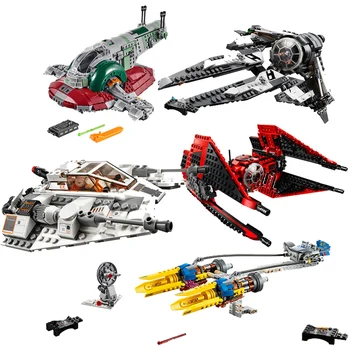 

2019 New Building Block 05156 05157 TIE Fighter Slave Lepining Star Wars 75243 75259 Bricks Toys for Birthday Gift