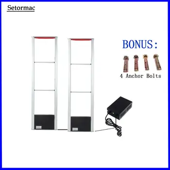 

Checkpoint Compatible Security System RF8.2Mhz EAS System Sound Light Anti Shoplifting System 1 Set Free Shipping