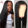 LS Straight Hair Lace Front Human Hair Wigs For Women Pre Plucked Brazilian 360 Lace Frontal Wigs 150 180 13*4 /13x6 Remy Wigs 1