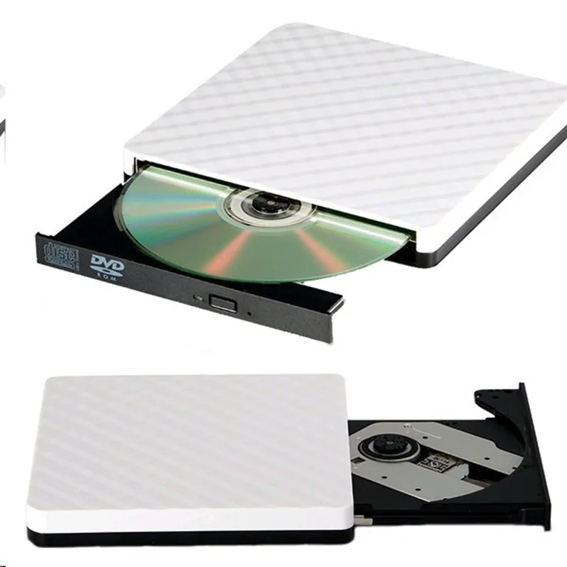  High-Speed External CD/DVD Driver Case USB 3.0 RW Burner Reader ROM Optical Drive Case For Laptop N