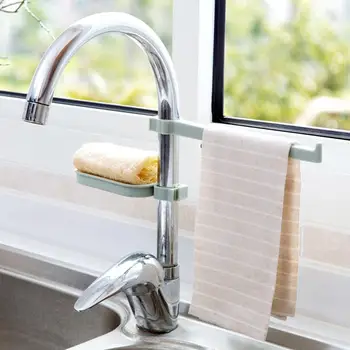

Faucet Drain Rack Sink Storage Durable Holder Kitchen Sponge Rags Drying Support Kitchen Storage Organization