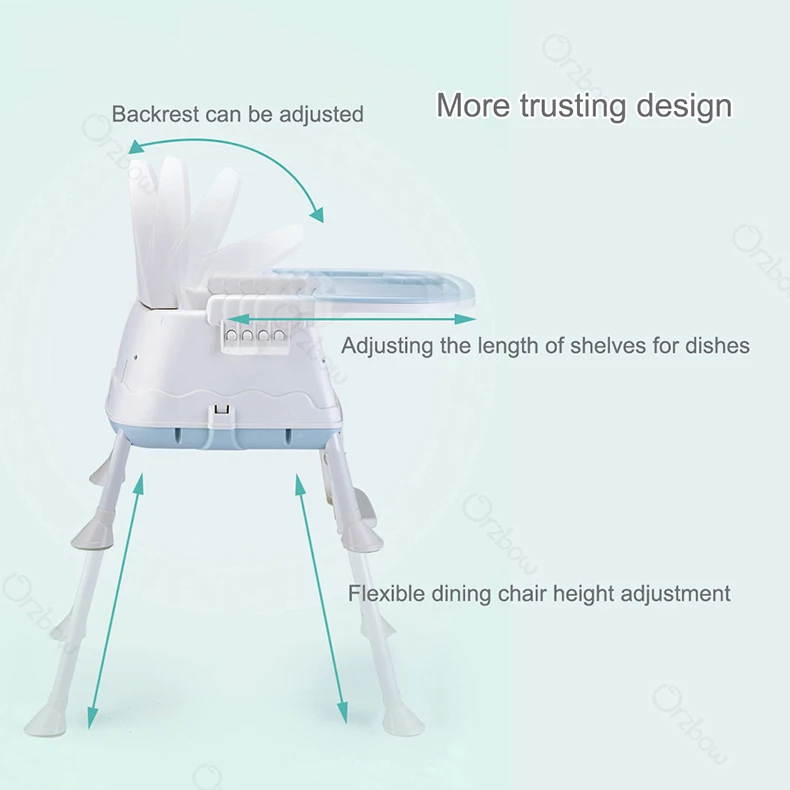 Детский стульчик для кормления, детский портативный стульчик, подушка для сиденья, детский стульчик для кормления, многофункциональный складной обеденный стульчик для детей