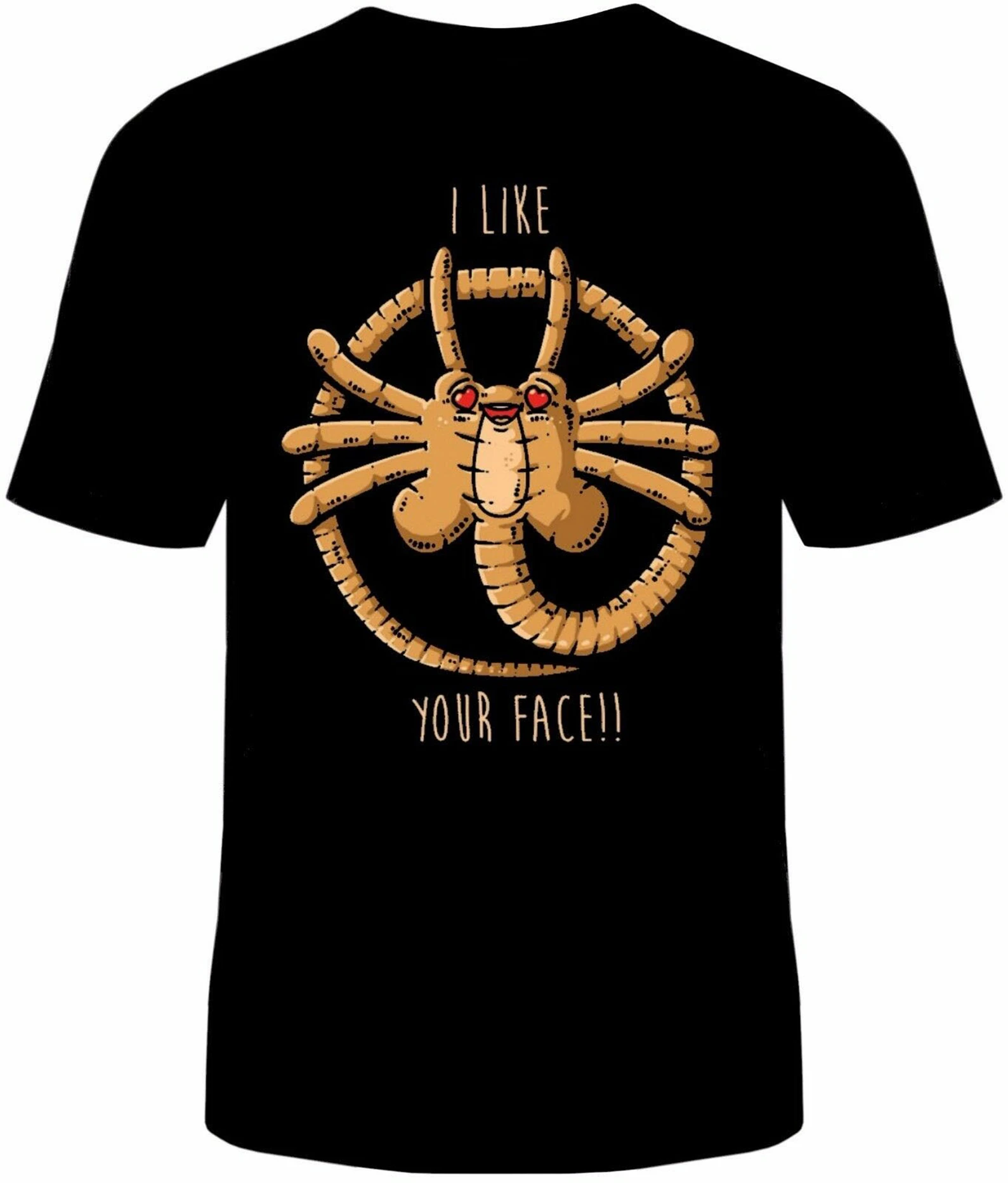 Face Hugger Xenomorph T Shirt Unisex Cotton Movie Alien Halloween Sizes