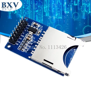 

10PCS/LOT Reading and writing module SD Card Module Slot Socket Reader ARM MCU