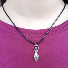 SanLan 1 шт. wicca Лунная богиня спираль ожерелье богини Pagan ювелирные изделия Wicca подарок