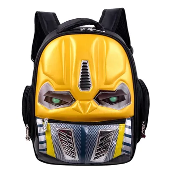 

School Bag Children 3D Robot Backpack Kids Backpack Mochila Bag Waterproof Cartoon Boys Book Bag