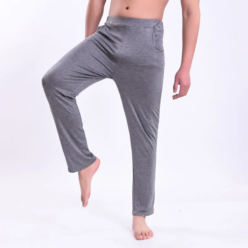 summer autumn men thin modal bottoms sleep pants homewear elasticity plus size 7XL 8XL 9XL 10XL loose oversize sleep bottoms 70 pajama joggers