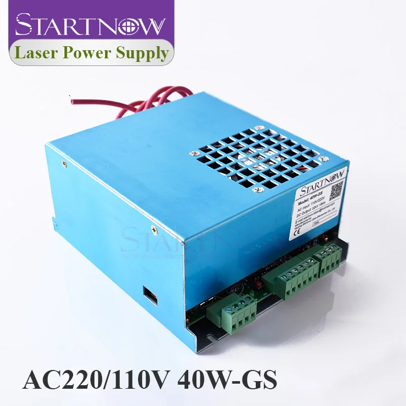 40W-GS MYJG-40 PSU Co2 лазерный источник 110 В 220 В Универсальный 25 Вт 30 Вт Co2 лазерный источник питания 40 Вт для лазерной резки маркировочная машина