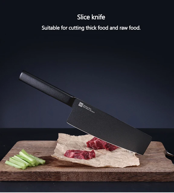 2Pcs New Youpin Huohou Cool Black Kitchen Non-Stick Knife