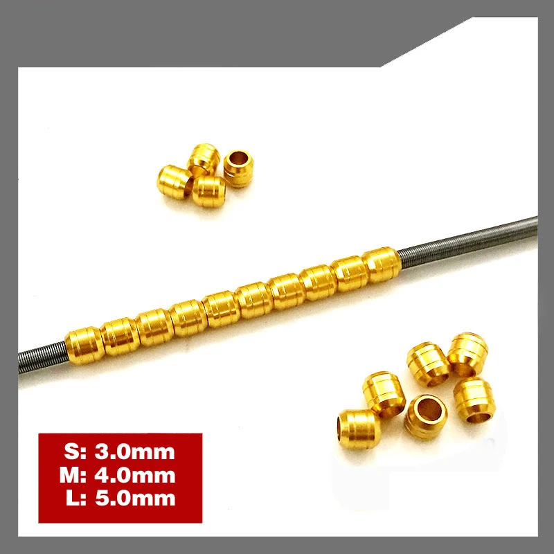 Detail Up 4mm M Energy Cable Tubes Pipes Metal Parts For HG MG PG Gundam Gold 