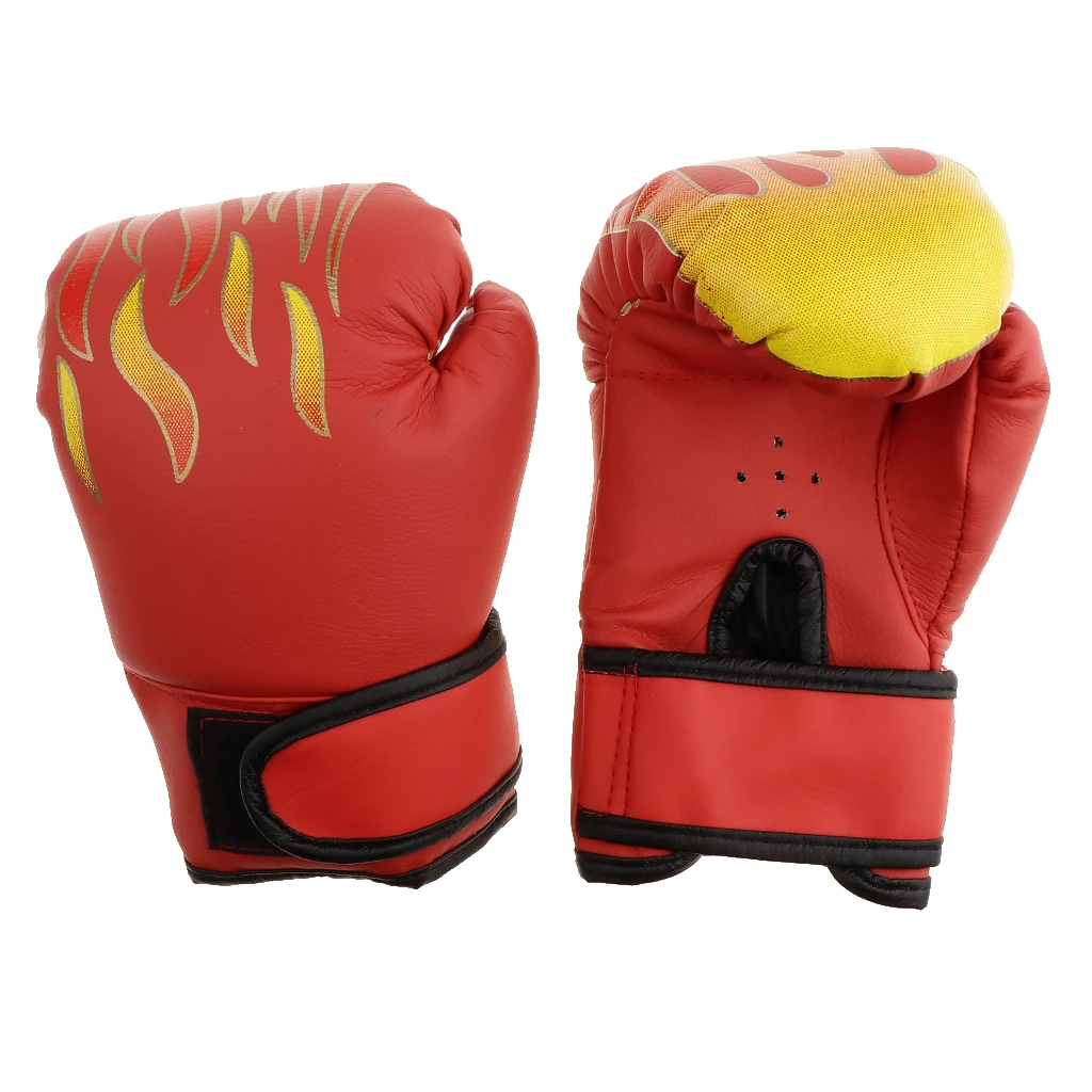 PU Sandbag Punch Training Kid Children Boxing Gloves for Age 4-12 Boys/Girls