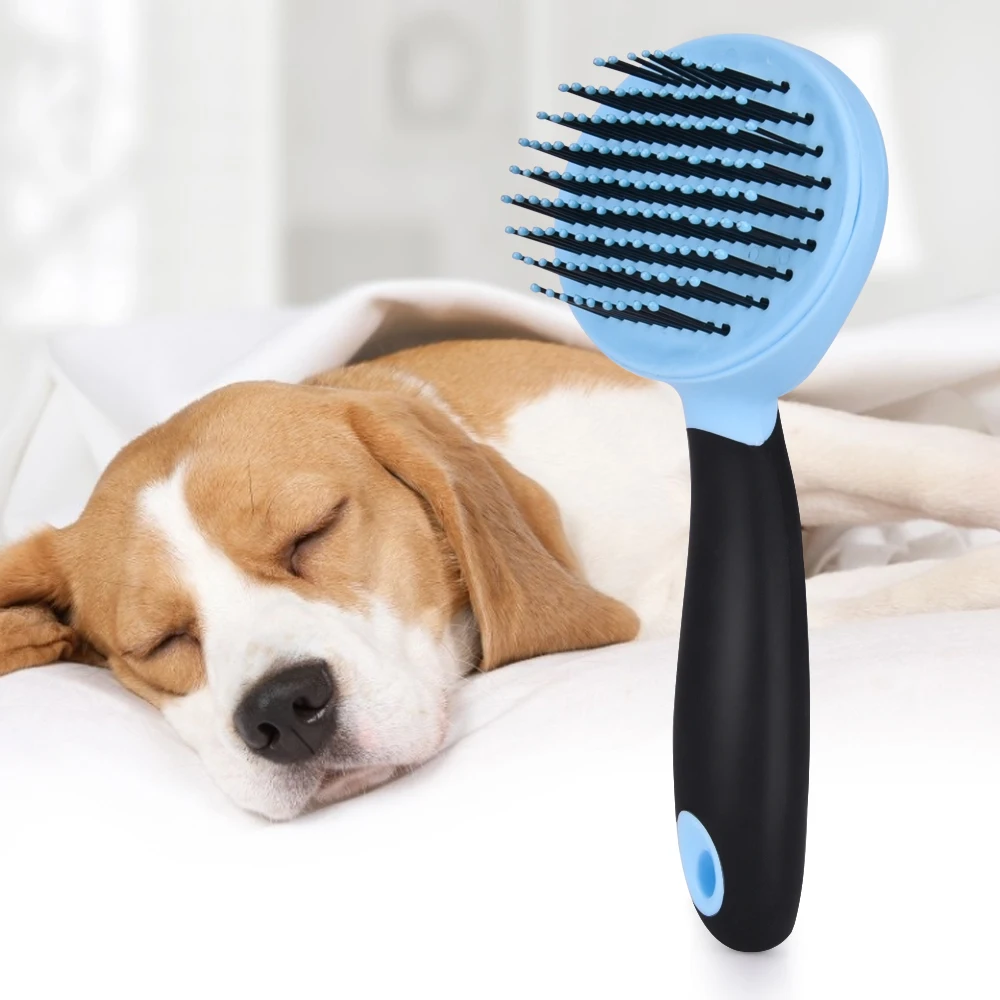 

Pet Grooming Comb Cat Dog Hair Remover Brush Pet Dematting Combs Professional Grooming Rake Removing Undercoat Brushing