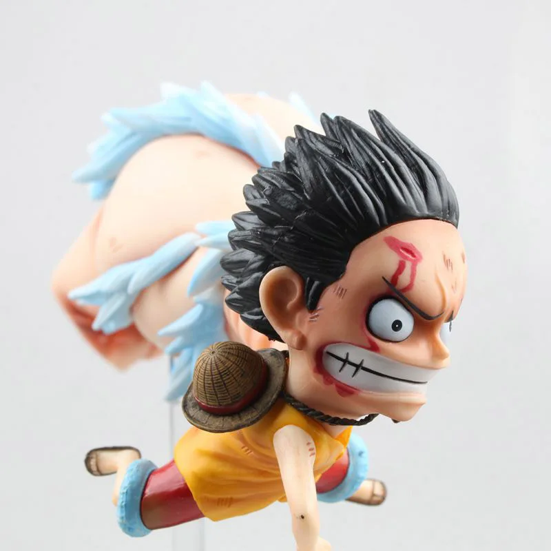 

Anime One Piece Pop Big Hands Luffy Straw Hat Pirates Group Boxed Garage Kit Model