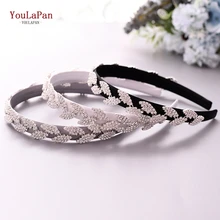 YouLaPan S198-FG свадебные аксессуары для волос Стразы головная повязка свадебный головной убор свадебное украшение для волос для женщин