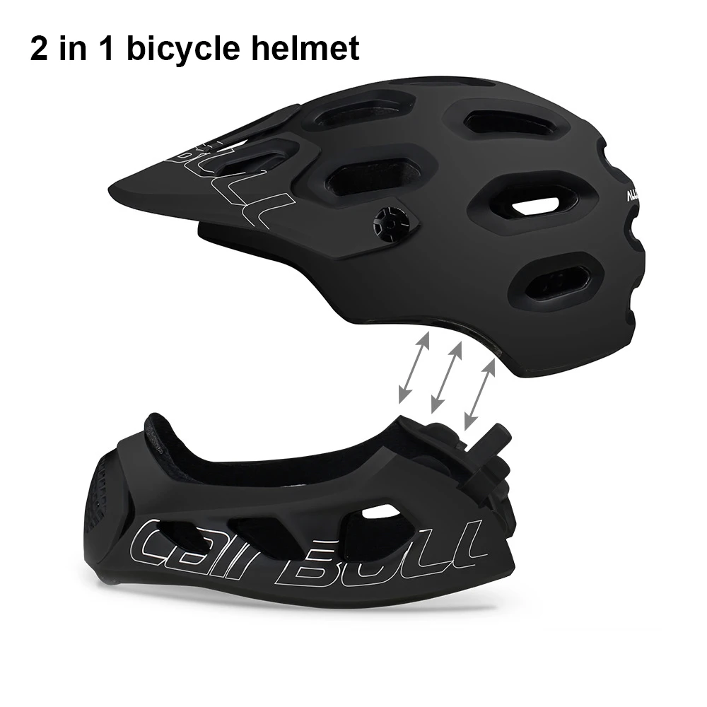 Cairbull Полный лицевой велосипедный шлем для мужчин Casco MTB Горный шоссейный велосипедный Полнолицевой покрытый шлем Inte-Molded TRAIL BMX велосипедный шлем