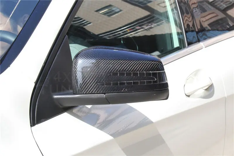 Автомобильные модификации, автомобильные аксессуары для Mercedes W204 W117, покрытие карбонового зеркала W212 W207 W218 W221 C CLA CLS E S AMG