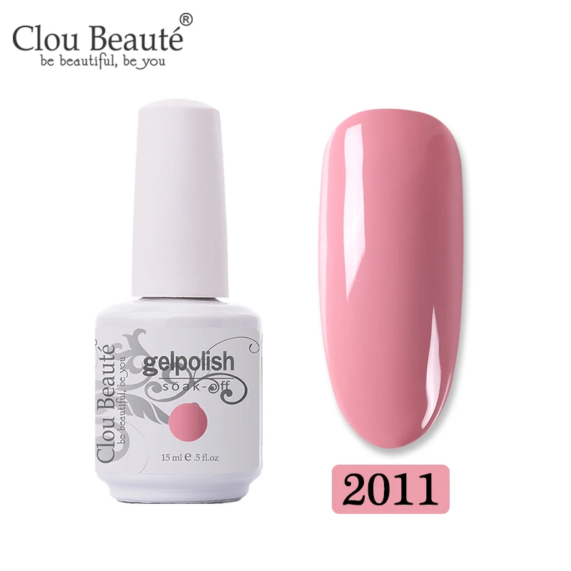 Clou Beaute лак для ногтей 15 мл Блестящий Гель-лак для ногтей Дизайн ногтей Маникюр УФ-лак Гель-лак - Цвет: 2011