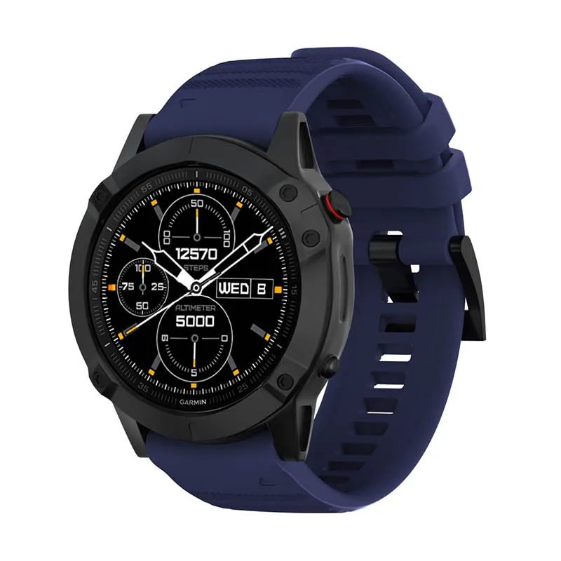 Силиконовый ремешок для часов Garmin Fenix 5/5 plus 6 pro ремешок для часов Garmin Forerunner 935 945 Смарт-часы быстросъемный браслет