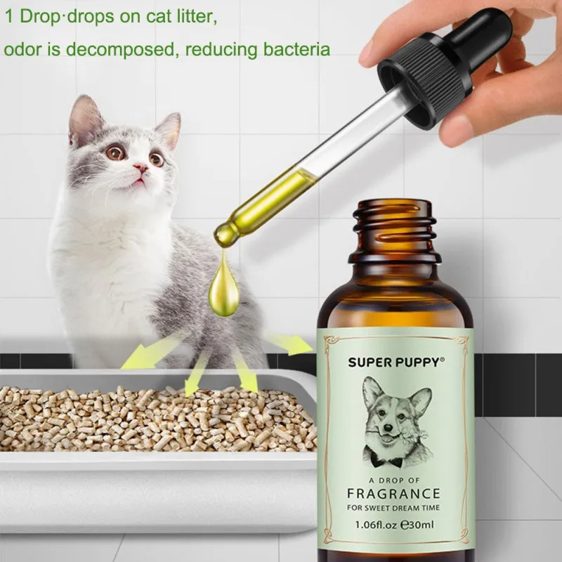 Очищающий запах капли для собак кошек мочи дезодорант натуральный нежный запах для кошачьего туалета
