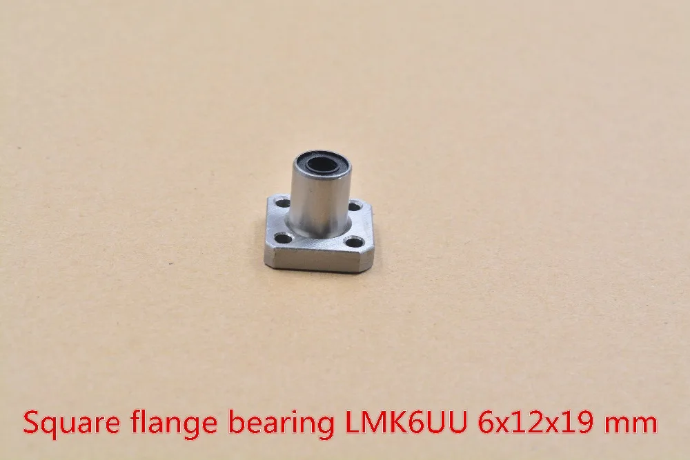 LMK6UU LMF6UU LMH6UU 6 мм x 12 19 круглый фланец линейный шариковый Подшипник Втулка для