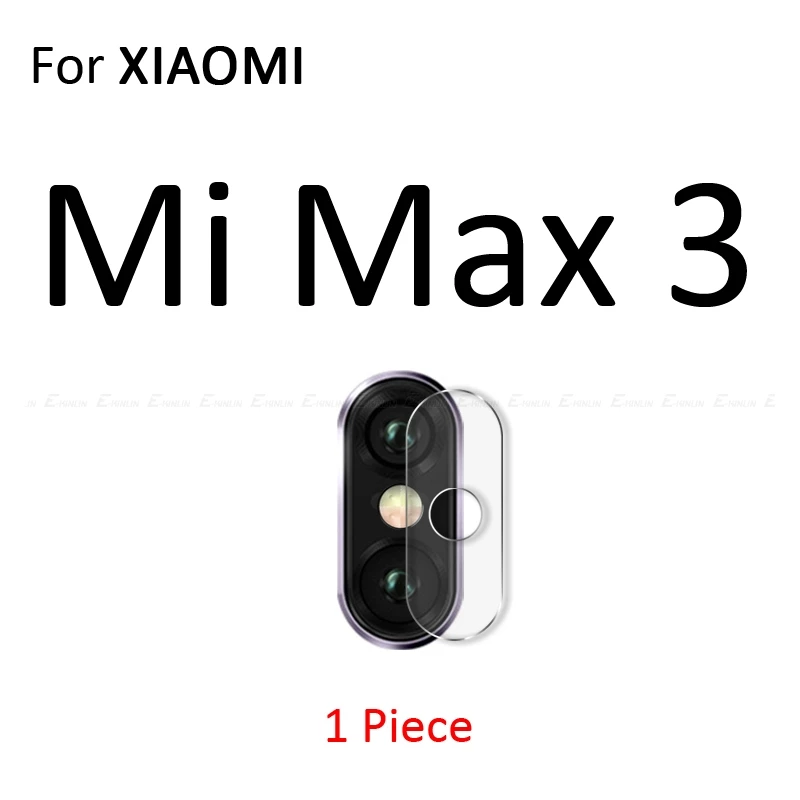For XiaoMi Max 3 Защитная пленка из закаленного стекла для задней камеры Xiaomi mi 9T 9 SE 8 A3 A2 Lite 6X Max 3 Red mi Note 8T 5 6 7 Pro F1 10 - Цвет: For XiaoMi Max 3
