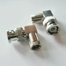 

1X Pcs Q9 BNC Male To FME Male Jack 90 Degree Right Angle Nickel BNC Q9 to FME Plated Brass RF Connector Adapter