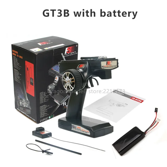 Flysky FS GT3B FS-GT3B 2.4G 3ch RC System Gun remote control transmitter with FS-GR3E receiver For RC Car RC Boat
