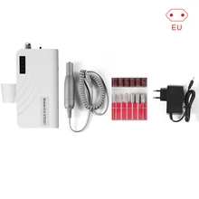 Машинка для полировки ногтей электрическая машинка для сверления ногтей перезаряжаемая Ручка стиль маникюрные инструменты ZGOOD